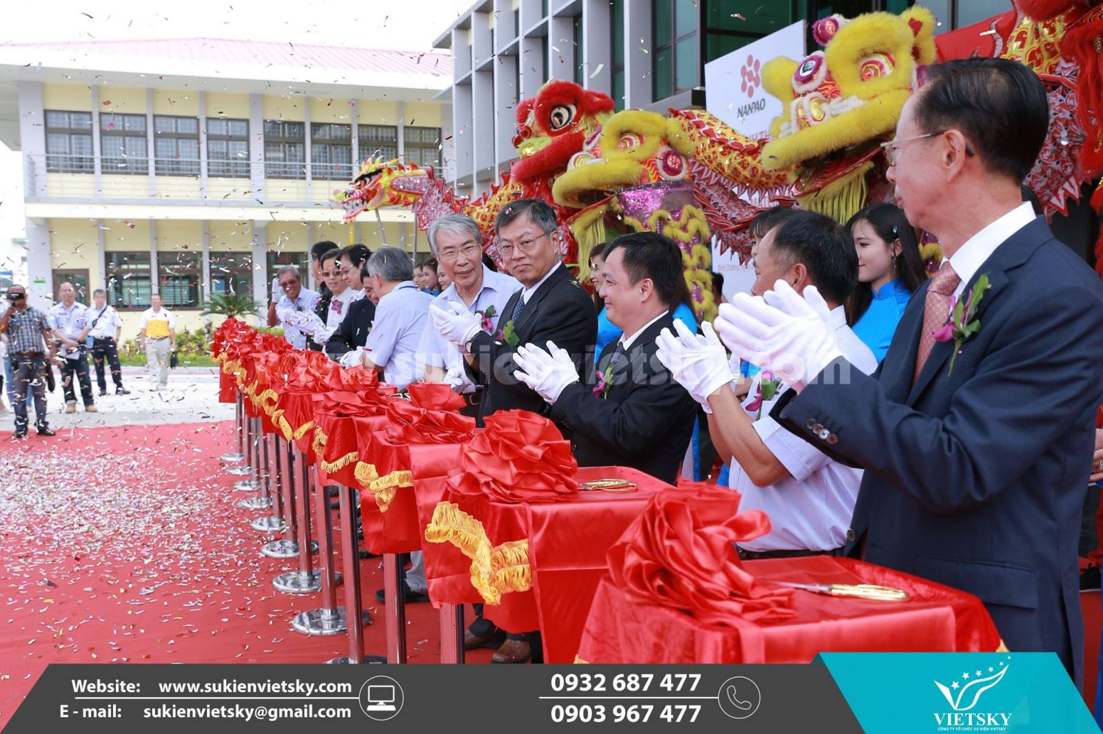 Tổ chức lễ khánh thành tại HCM