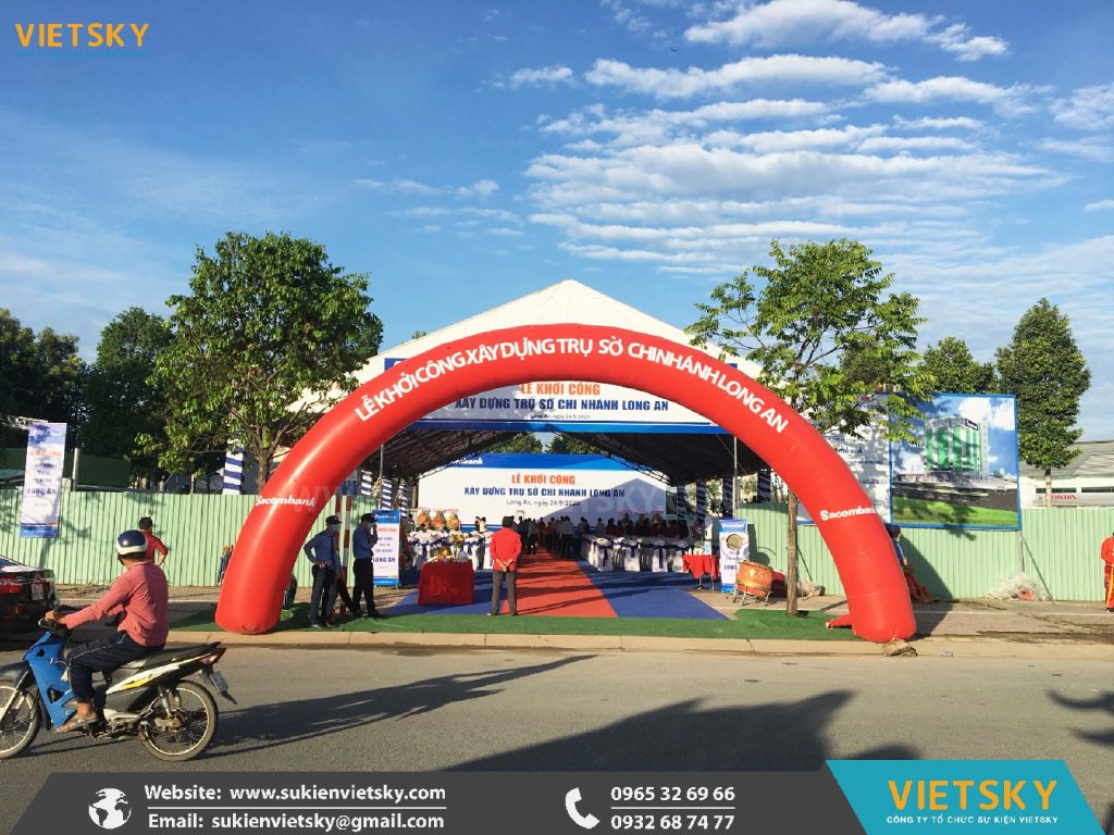 Cổng ch&agrave;o cao cấp bằng hơi cho sự kiện