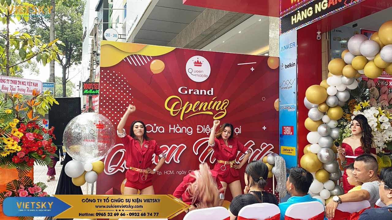 tổ chức lễ khai trương chuyên nghiệp