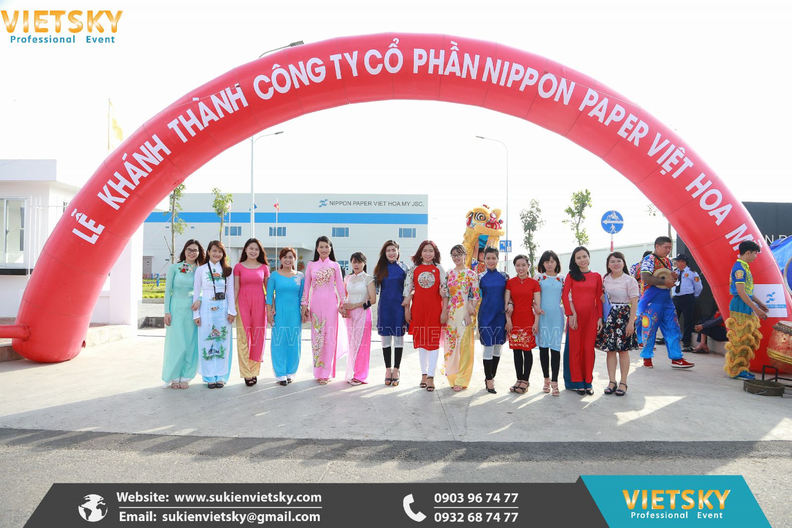 concept lễ khánh thành chuyên nghiệp